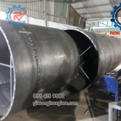 Bồn công nghiệp gia công tại xưởng 