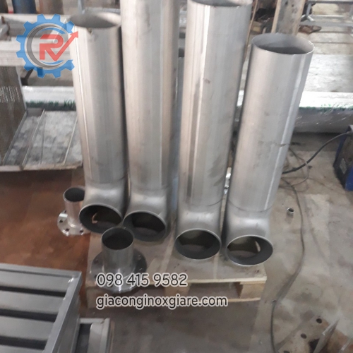 Gia công sản xuất ống nối bồn công nghiệp theo yêu cầu khách hàng