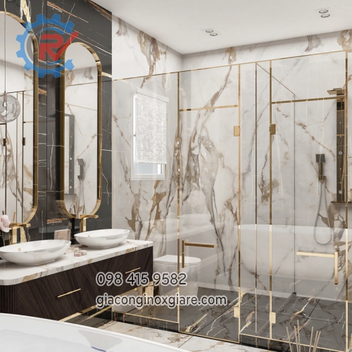 Nội thất phòng tắm phong cách Luxury
