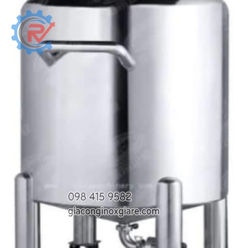 Gia công Bồn công nghiệp chứa hoá chất bằng inox 