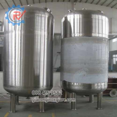 Bồn công nghiệp inox SUS304 theo yêu cầu.