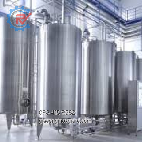 hệ thống bồn inox công nghiệp