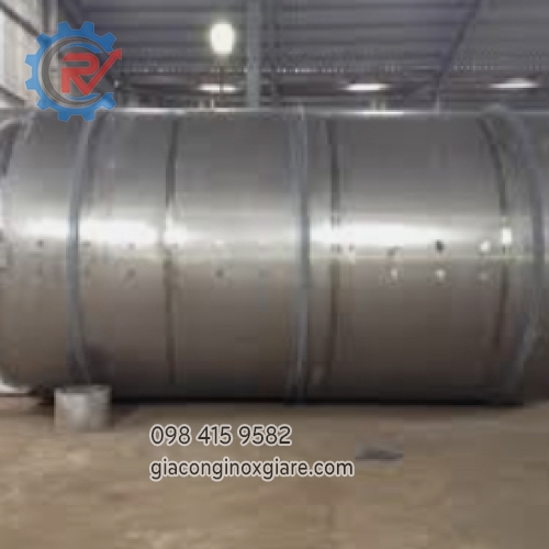 Gia công bồn inox công nghiệp giá tốt 