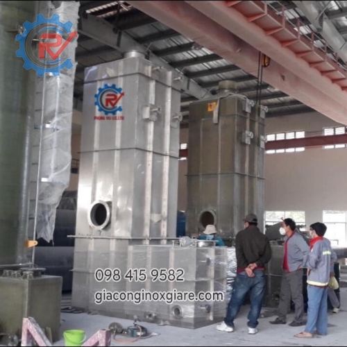 Đơn vị chuyên chế tạo và gia công bồn xử lý nước công nghiệp bằng inox 
