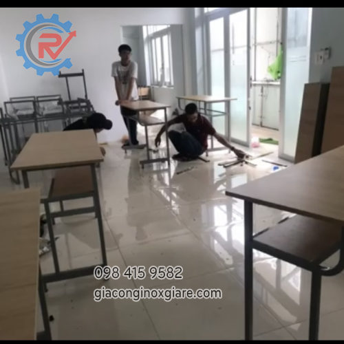 Nhận gia công, phân phối bàn ghế học sinh cho trung tâm luyện thi tại Gò Vấp 