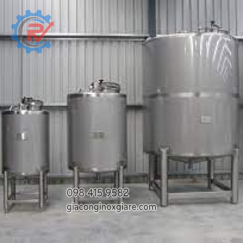 Đơn vị gia công chế tạo bồn công nghiệp inox giá tốt
