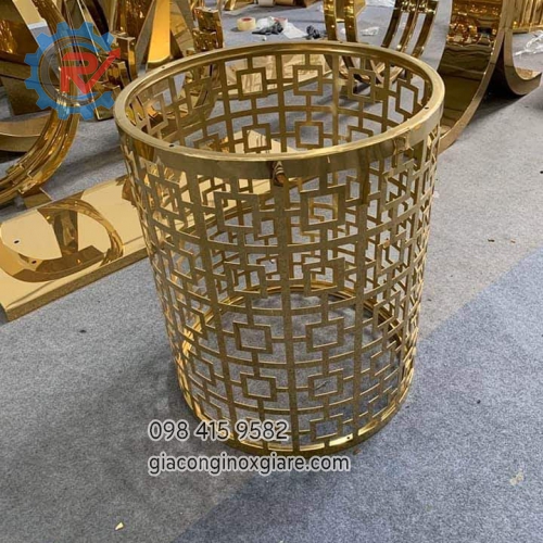 Nhận gia công nội thất inox mạ PVD vàng
