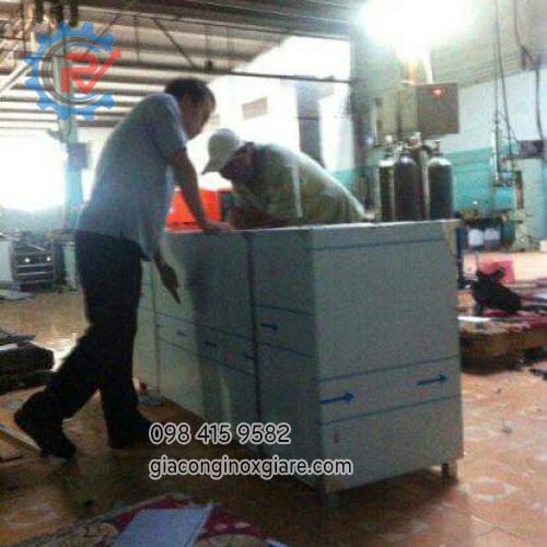 gia công bể tách mỡ công nghiệp