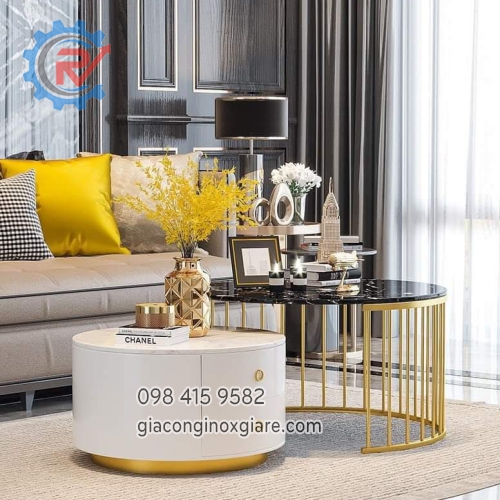 Nội thất mạ vàng đẳng cấp sang trọng