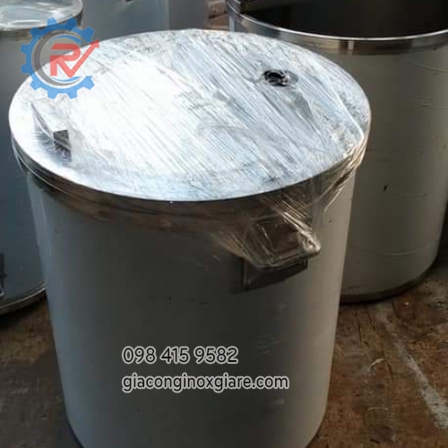 gia công thùng chứa dầu ăn bằng inox 