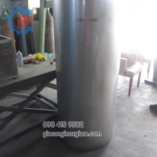 Gia công bồn gia nhiệt tại xưởng