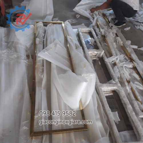 gia công, sản xuất inox mạ vàng theo yêu cầu