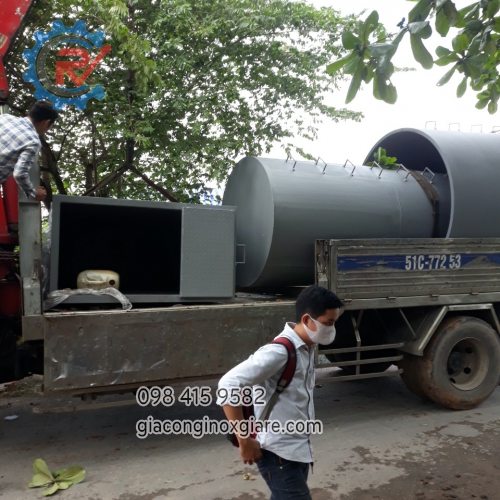 Gia công bồn thép công nghiệp giá tốt tại xưởng