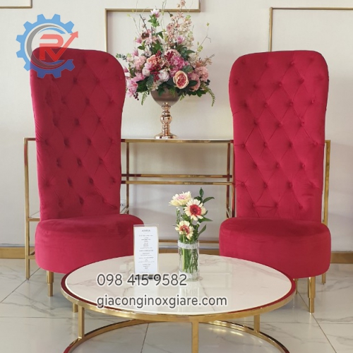 Bàn trà tròn mặt đá trắng