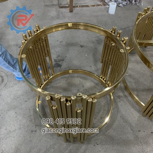 Gia công inox mạ vàng PVD theo yêu cầu tại xưởng