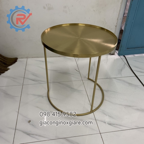 Tap đôn hiện đại mạ màu vàng đồng 2line