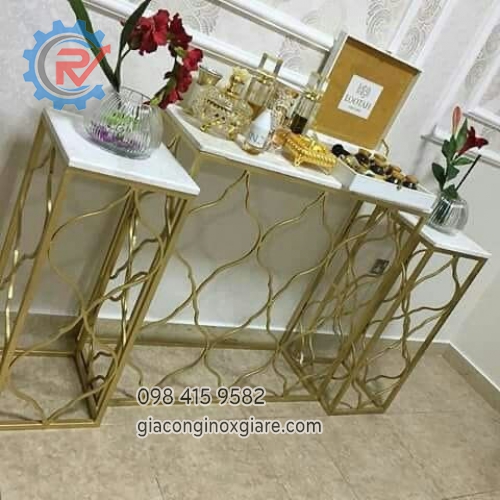 Đơn vị gia công bàn Console trang trí inox mạ PVD tại Tp. HCM uy tín.