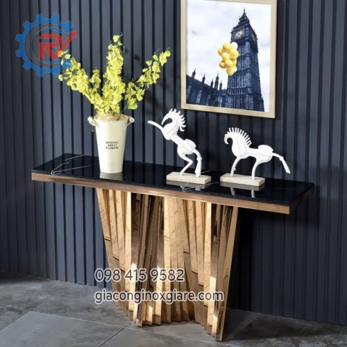Đơn vị gia công bàn Console trang trí inox mạ PVD tại Tp. HCM uy tín.