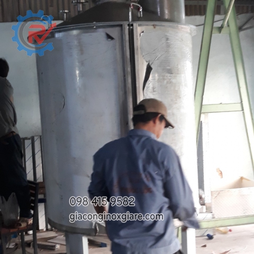 Nhận Gia Công Bồn Inox Công Nghiệp Các Loại Tại Xưởng