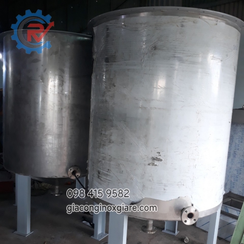 Nhận Gia Công Bồn Inox Công Nghiệp Các Loại Tại Xưởng
