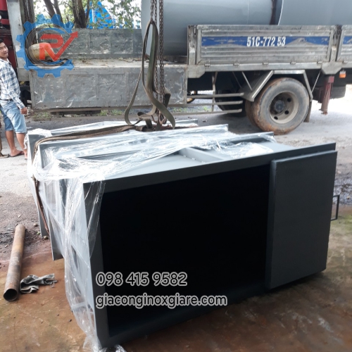 Bể chứa công nghiệp vuông bằng sắt