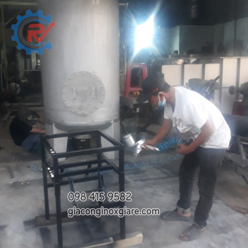 Gia công theo bản vẽ bồn công nghiệp