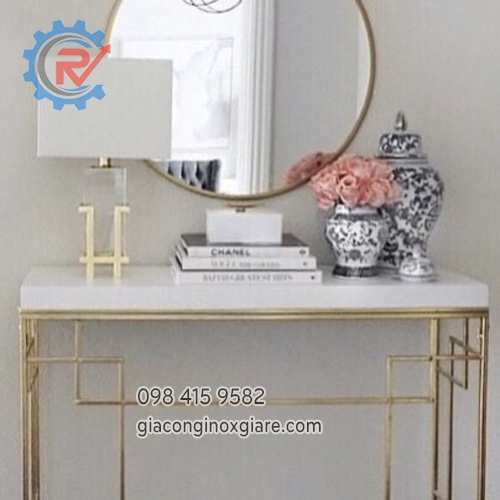  Gia công Bàn trang trí phòng khách Console kiểu dáng đa dạng