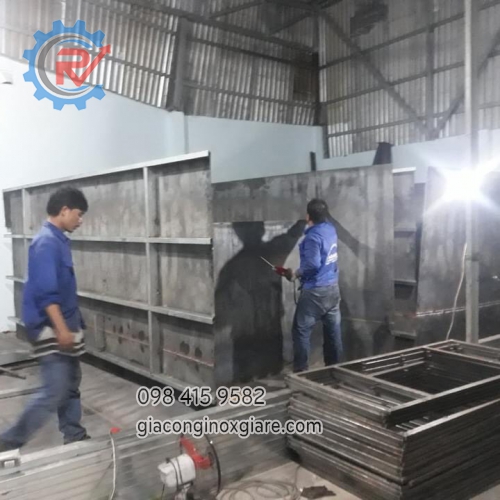 Bồn chứa công nghiệp các loại theo yêu cầu.