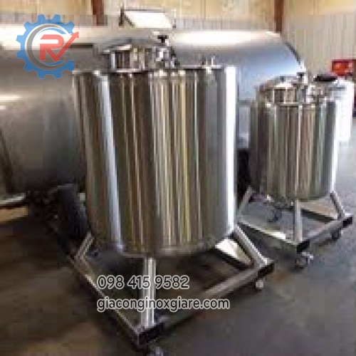 Gia công chế tạo bồn chứa thực phẩm chuyên dụng trong công nghiệp