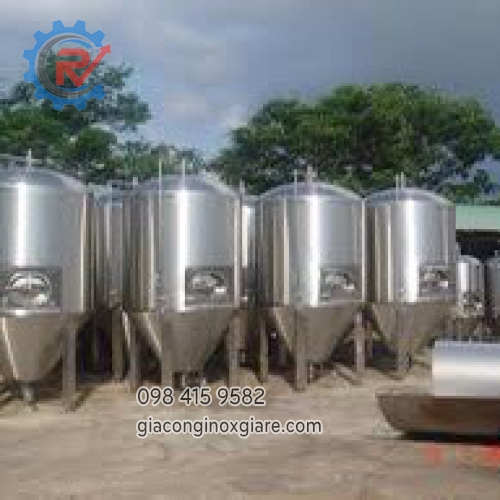 Đơn vị chuyên gia công bồn công nghiệp inox theo yêu cầu chi tiết bản vẽ