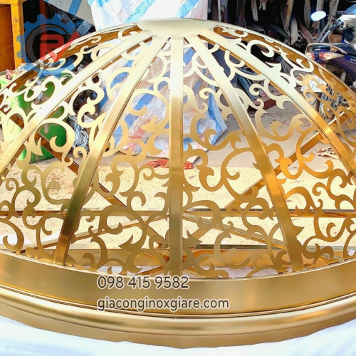 Gia công inox mạ vàng PVD cao cấp theo yêu cầu 