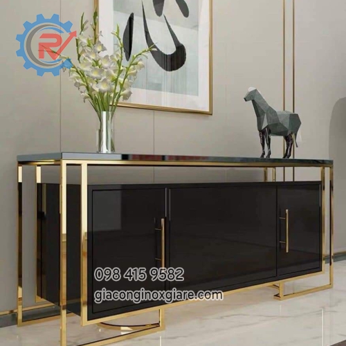 Tủ trang trí phòng khách console cao cấp