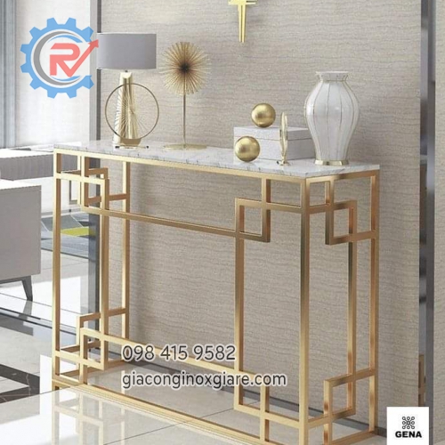 Đơn vị gia công bàn Console trang trí inox mạ PVD tại Tp. HCM uy tín.