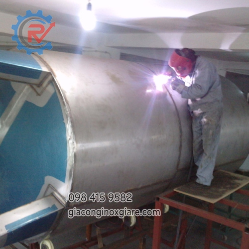 Gia công bồn công nghiệp giá tốt tại xưởng