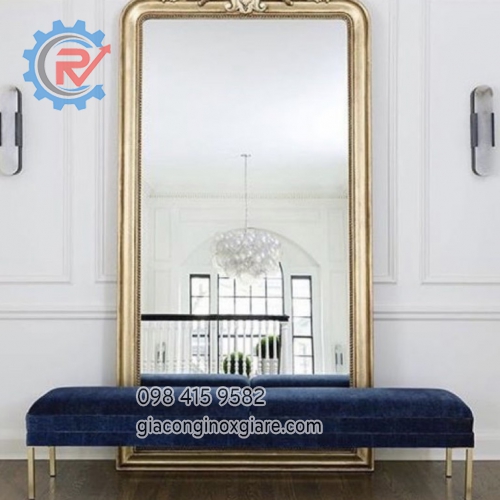Gia công, sản suất khung gương inox mạ PVD theo yêu cầu.