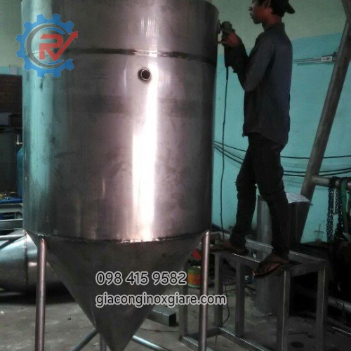 Nhận gia công bồn công nghiệp inox theo yêu cầu