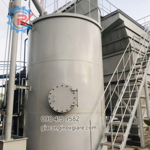 Gia công chế tạo hệ thống bồn xử lý nước.