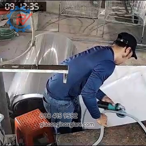 Gia công bàn trà inox theo yêu cầu